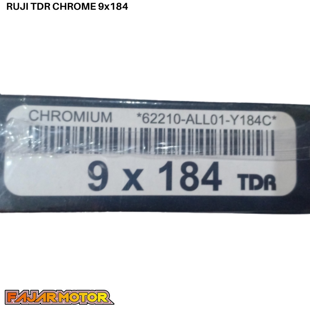 JARI JARI TDR CHROME UKURAN 184 RUJI SPOKES