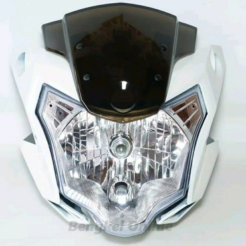 COVER BATOK KEPALA DEPAN & REFLEKTOR LAMPU MOTOR YAMAHA VIXION NEW ADVANCE NVA 2015 2016 TERLARIS