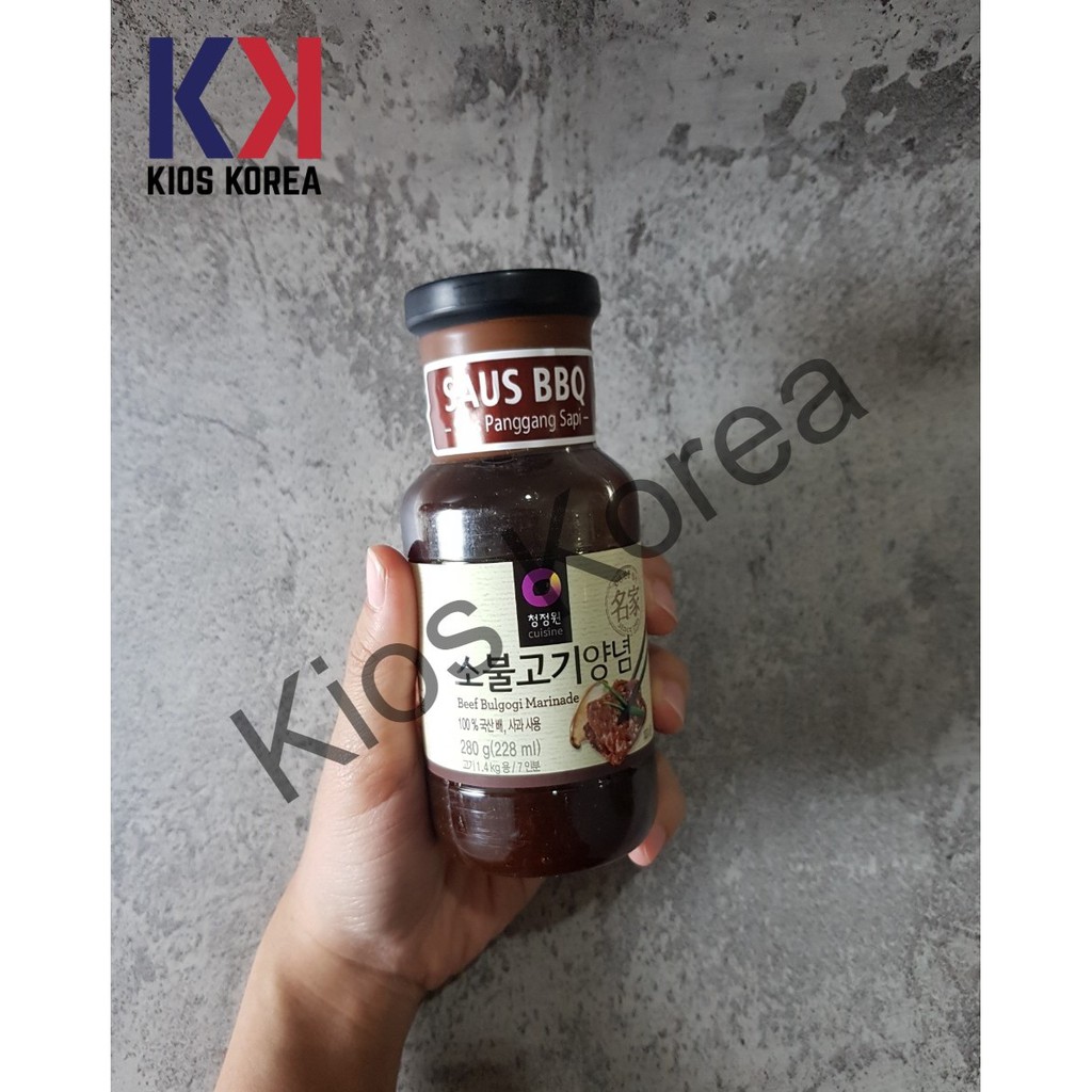 Chung Jung One Beef Bulgogi Marinade Sauce 280gr - Bumbu Saus Bulgogi