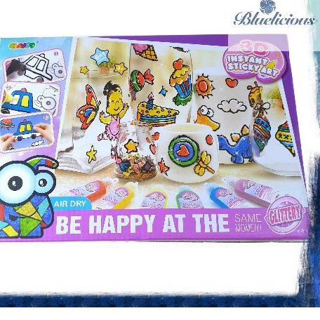 

Terjangkau - 3D Instant Sticky Art - DIY Painting Gel Sticker 시