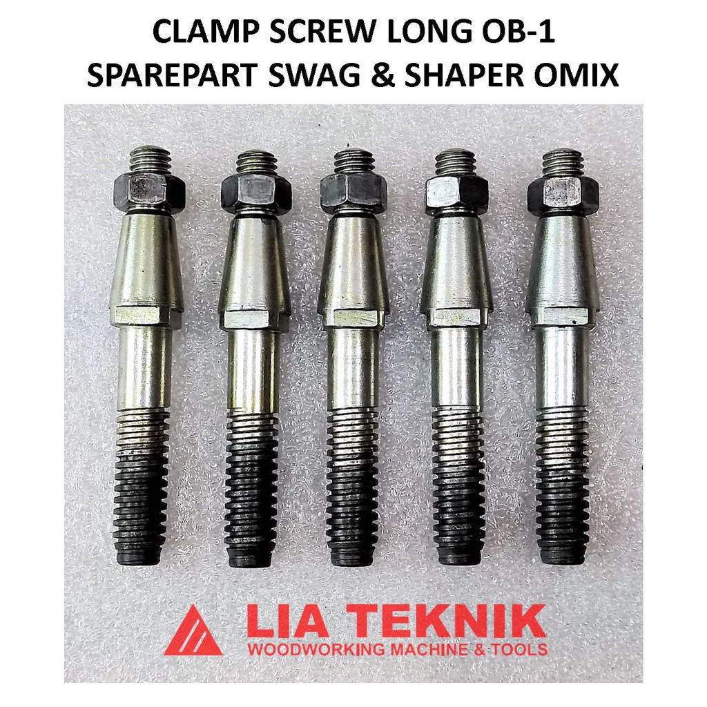 Clamp Screw Long OB-1 | Sparepart Mesin Swag & Shaper OMIX