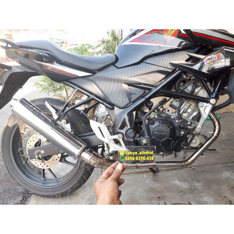 leheran knalpot new cb150r PNP satria Fu ckd CBU Thailand pipa knalpot cb 150  knalpot fu PNP cb new