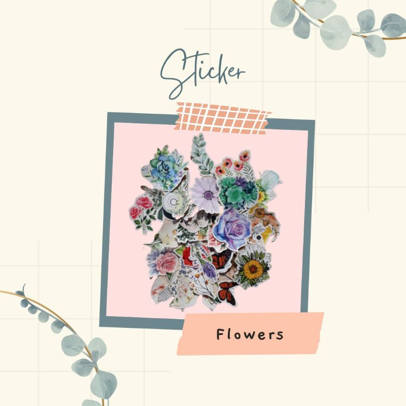 Sticker Aesthetic Flower
