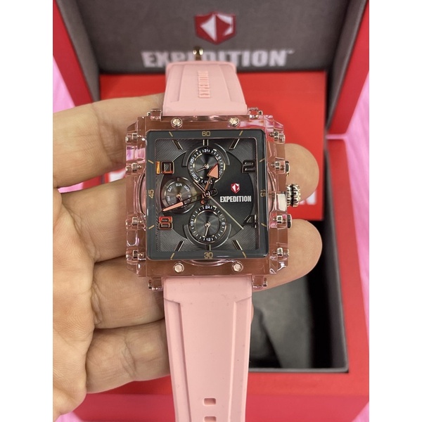 expedition e6808m wanita pink plat hitam
