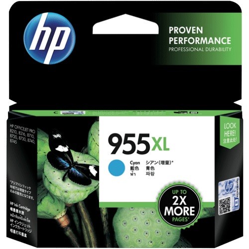 Tinta HP 955XL cyan Original . tinta printer HP ori 955XL Colour