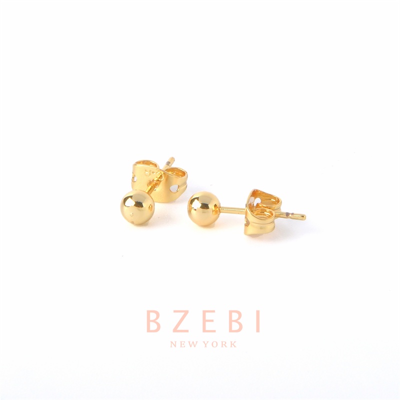 Bzebi Anting Tusuk Lapis Emas 24K 916 Untuk Wanita 321E