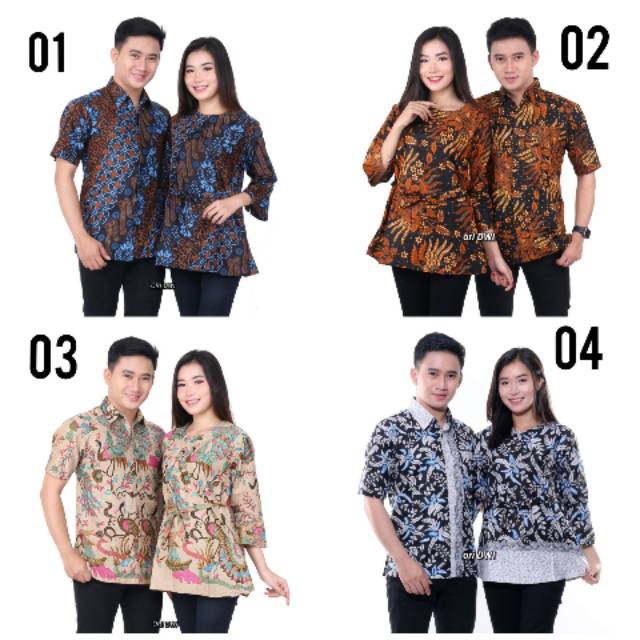 Maura Couple - Sania Ruffle Batik Couple