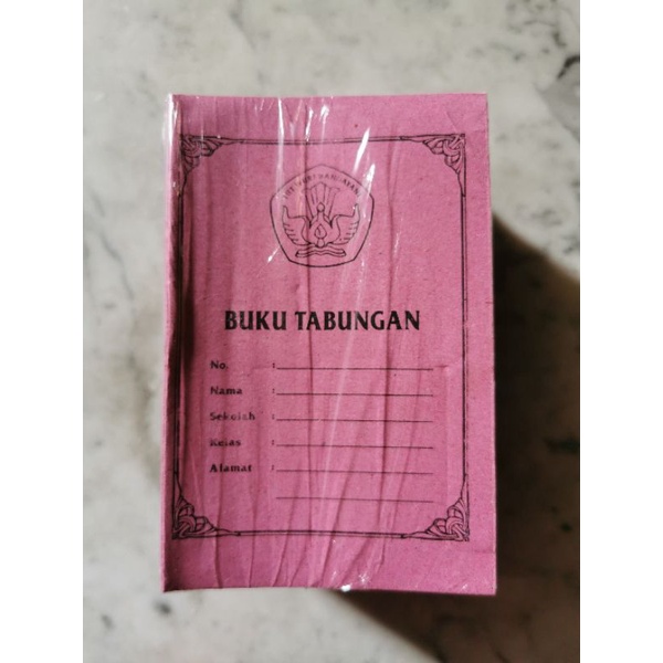 

buku tabungan 1 pk ( isi 100 buku)