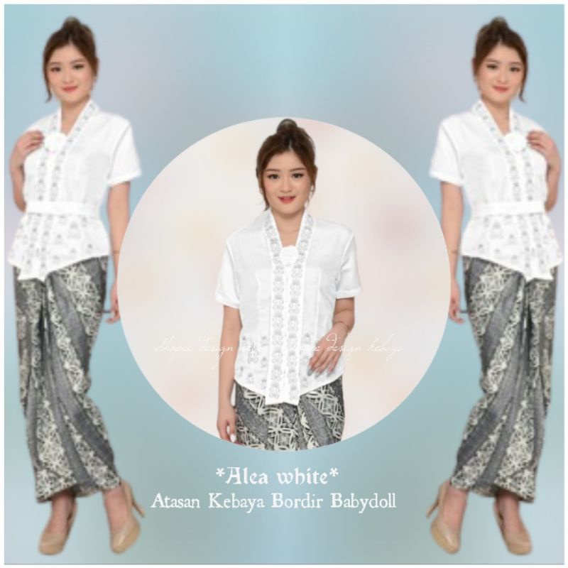 Atasan Kebaya Bali Modern Floy Bordir