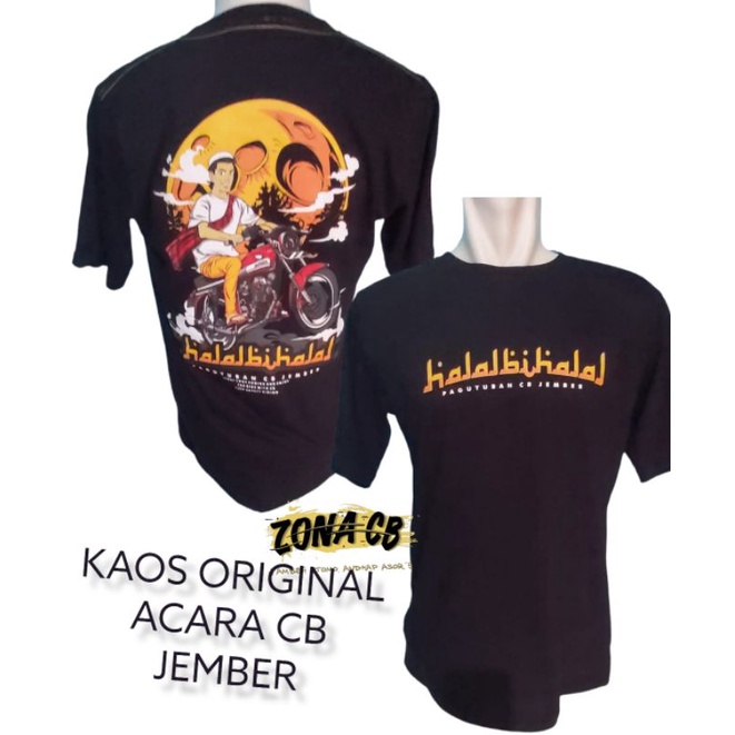 kaos paguyuban cb jember halal bihalal 2022 original / kaos acara cb police jogjakarta original / ts