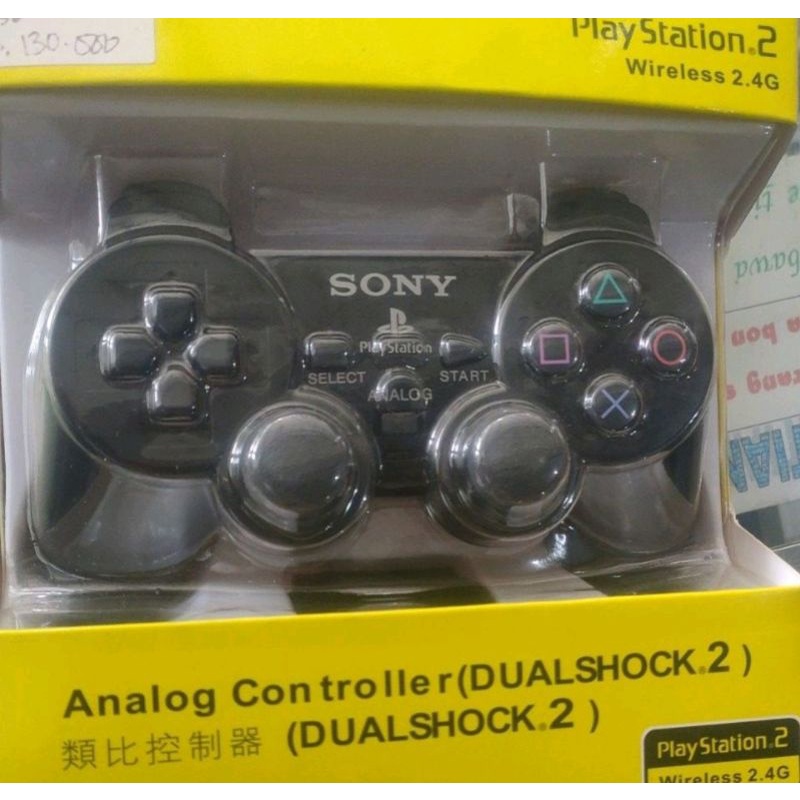 STIK PS2 WIRELESS  (STIK PS2 TANPA KABEL) Stik Stick Controller PS2 Wireless Ori Original Pabrik Hit
