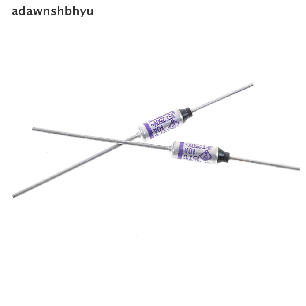 Adawnshbhyu 10Pcs SF152E SEFUSE cutoffs thermal Fuse157°C 157derajat 10A 250V