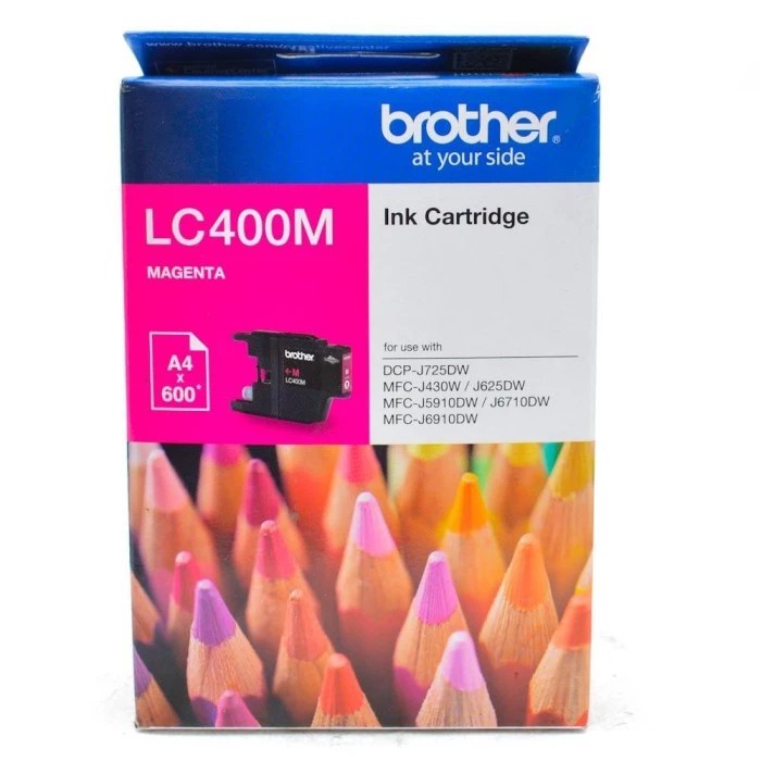 

INK CARTRIDGE BROTHER LC400 - MAGENTA