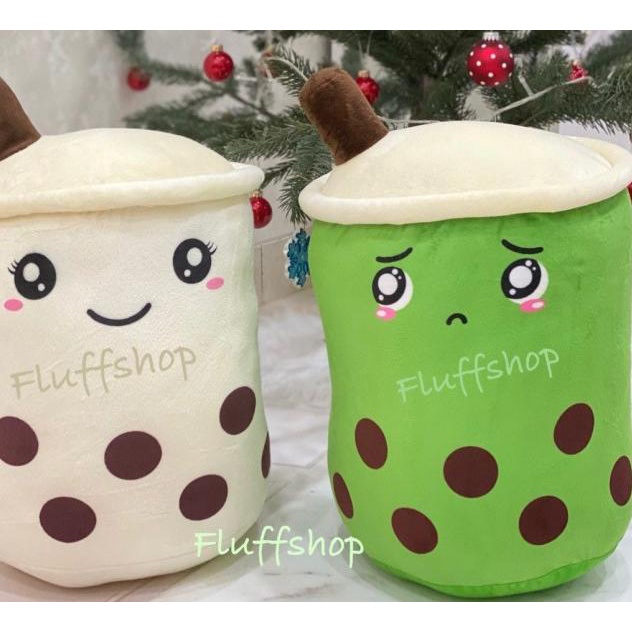 ➻ Boneka Bubble Boba Brown Sugar Milk tea Jumbo - Brown Sugar ➹