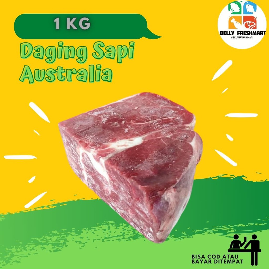 

Daging Sapi Frozen Sapi Import Australia Kualitas Premium Untuk Rendang Sedikit Lemak 1 Kg