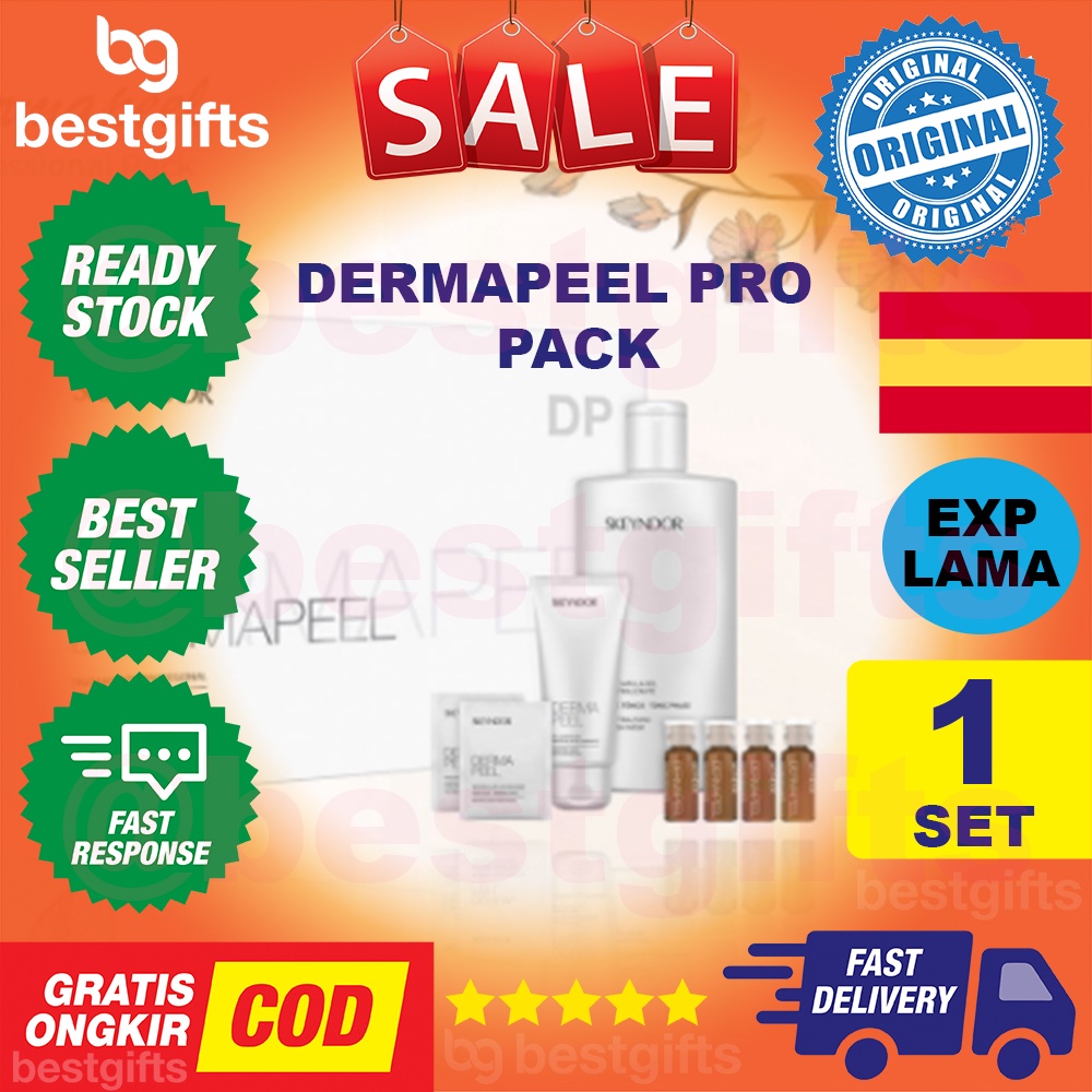 SKEYNDOR DERMAPEEL DERMA PEEL PRO PROFESSIONAL PACK MENYAMARKAN KERUT HALUS JERAWAT MELASMA HIPERPIGMENTASI