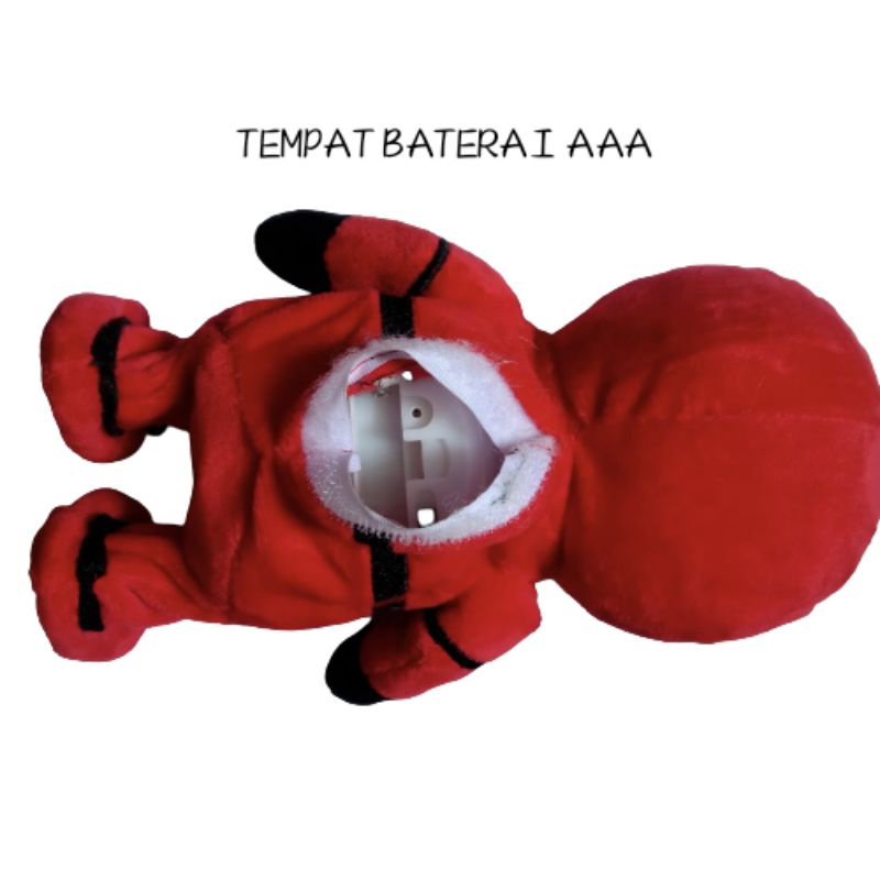 Boneka Robot Squid Game Talking Walking Recorder mainan Toy Squid korea Viral Support Baterai AAA