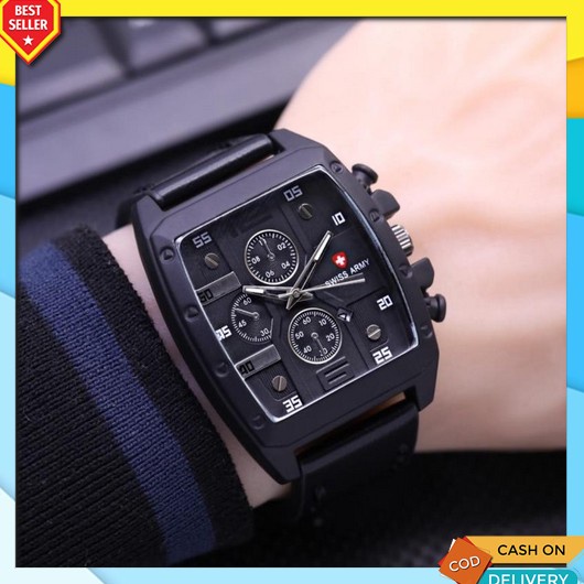 Jam Tangan Cowok Original Jam Tangan Sport Murah Sporty Anti Air Dewasa Digital Arloji Terbaru Kulit