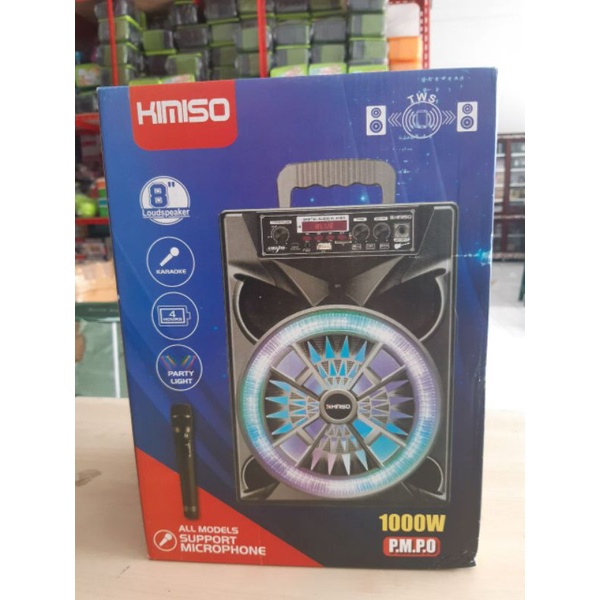 SPEAKER BLUETOOTH KIMISO QS-834+ MIC + REMOTE