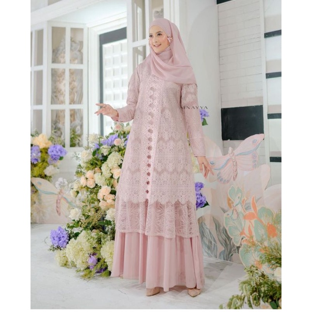 Claira Dress Nude  by Ainayya.id