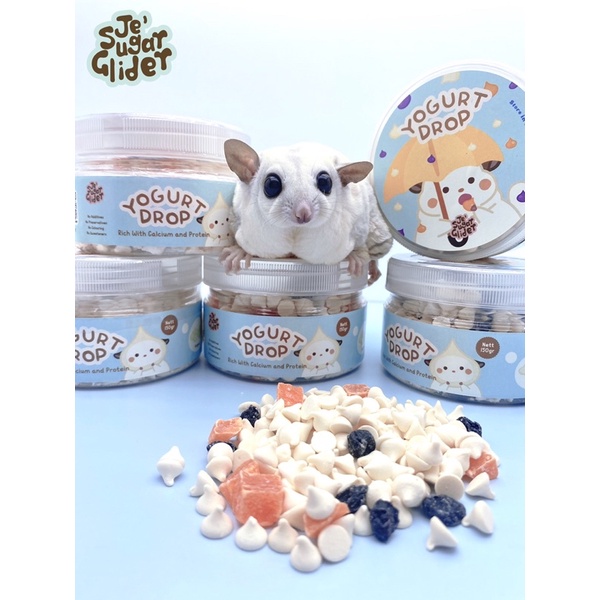 YOGURT DROP, Snack Sehat Sugar Glider, 150gr