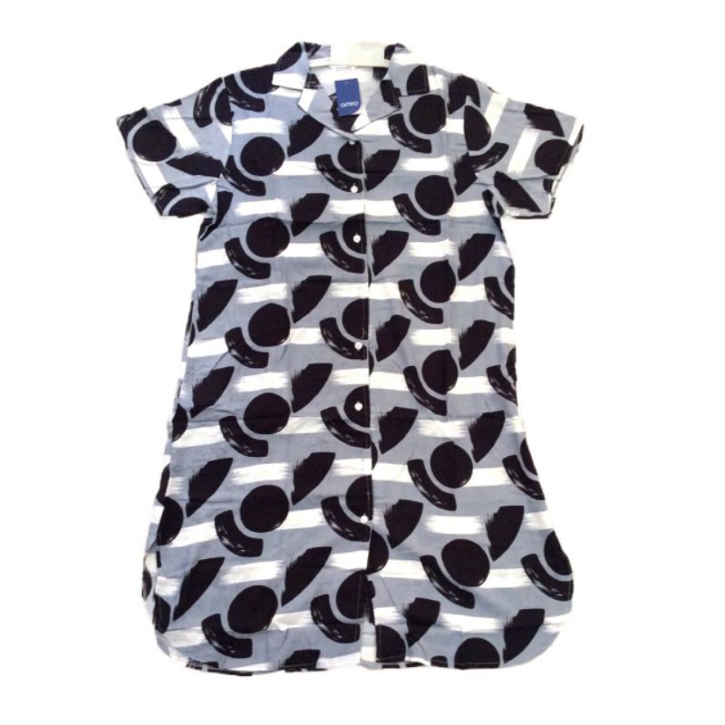 Daster Rayon Viscose Amro Full Kancing Busui XL berkerah kerah dan tidak