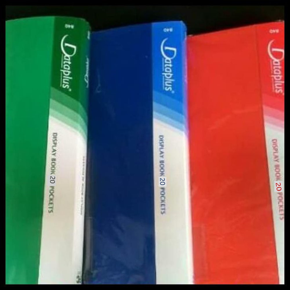 

Document Keeper / Clear Holder / Display Book 20 Data Plus Folio / F4