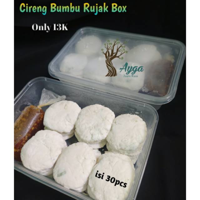 Cireng Bumbu Rujak Box isi 30pcs