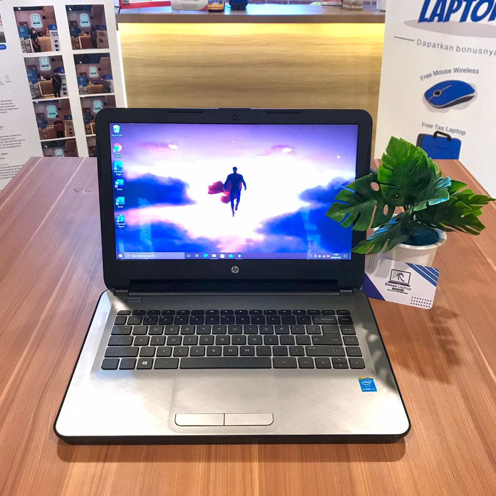HP 14 Intel i3 Ram 8GB SSD 256 GB Second Bekas