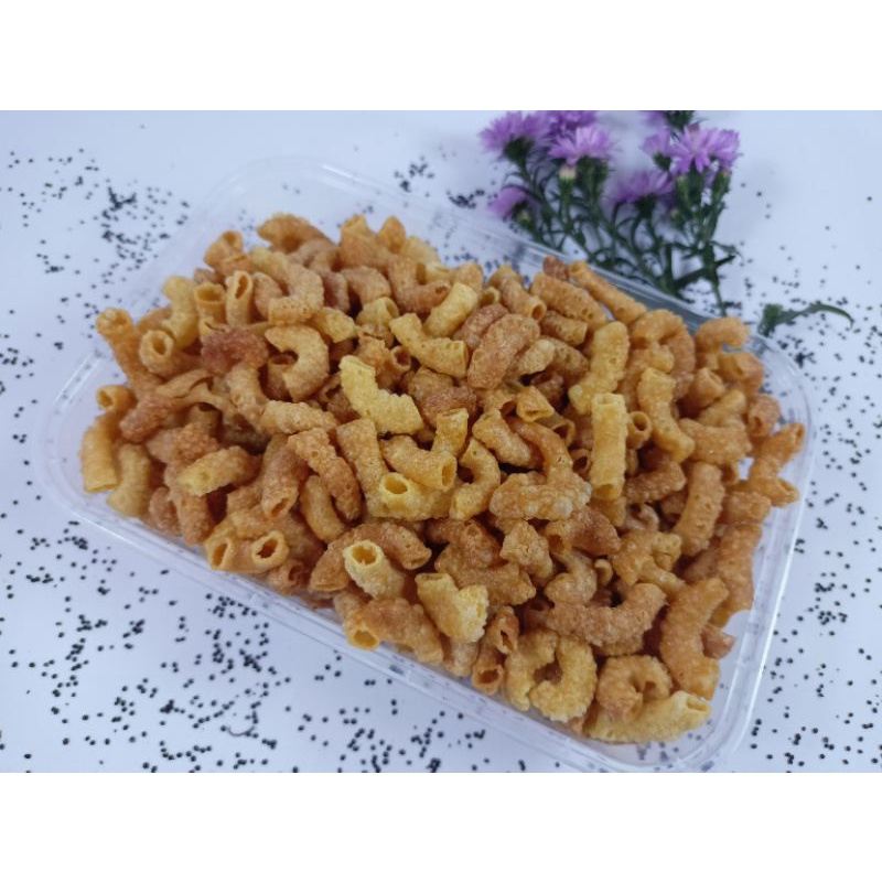 

Makroni KRIUKK/cemilan kekinian/kemasan 450gr