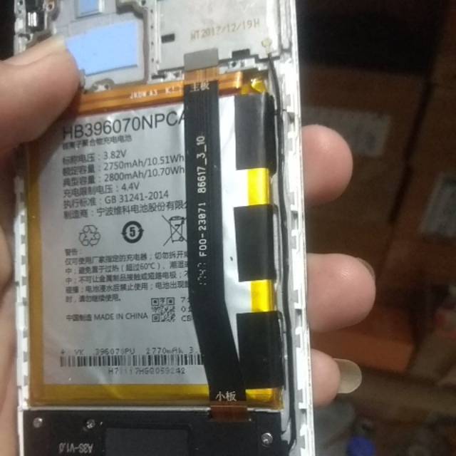 batre  dan antena coolpad a3s china mobile