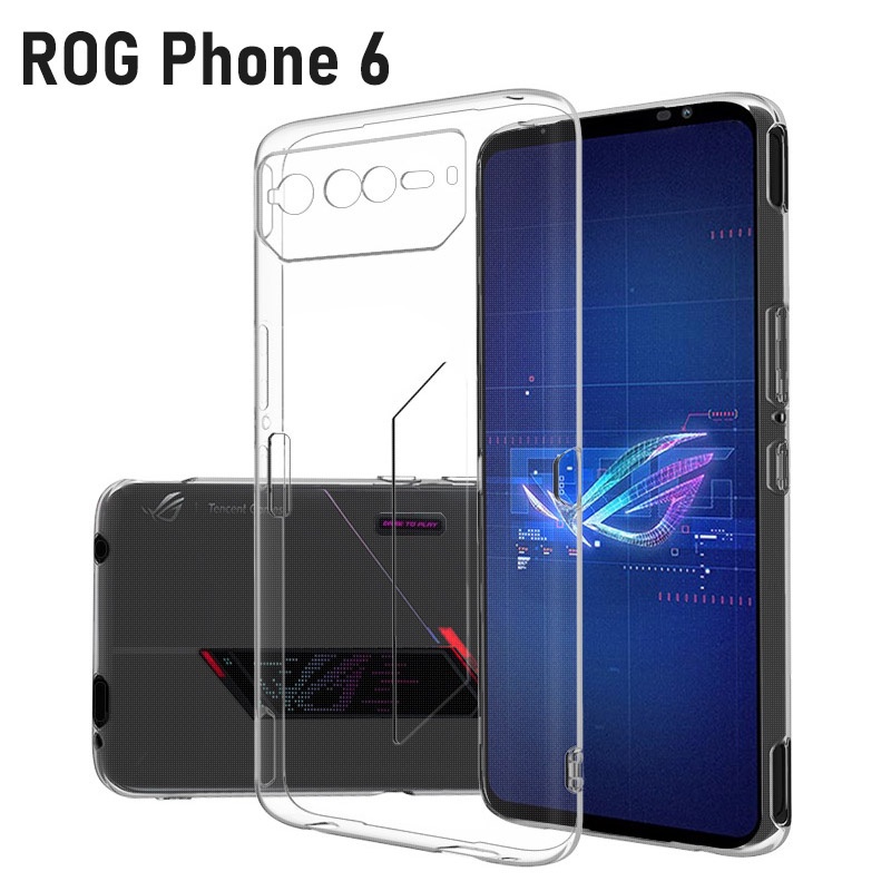 Asus Rog 6 / Rog 6 Pro Clear Case Silicon Casing Transparan Ultra Thin Phone Premium Cover