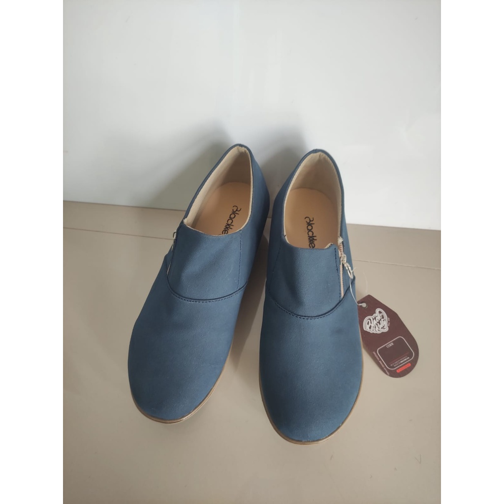 Sepatu Wanita Wedges Casual Slip On Cewek Original Distro Bandung L657