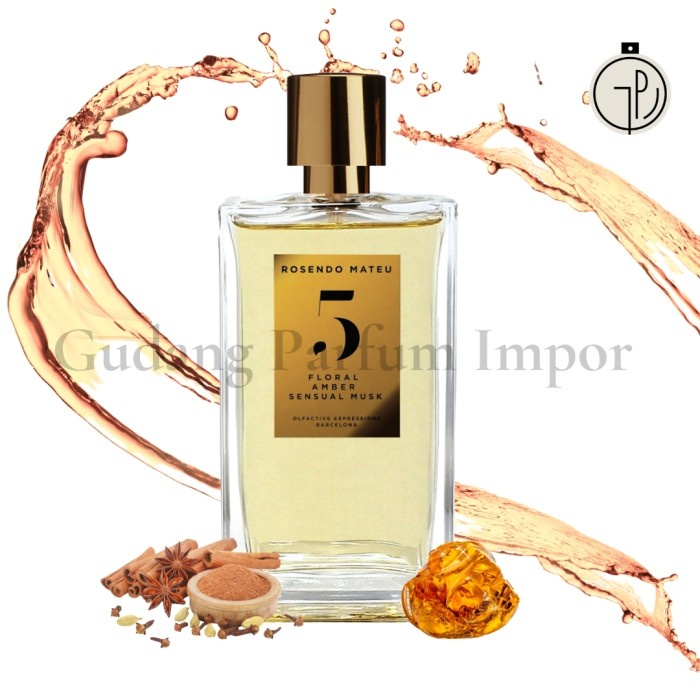 Rosendo Mateu No 5 Floral Amber Sensual Musk for Unisex EDP 100 ml