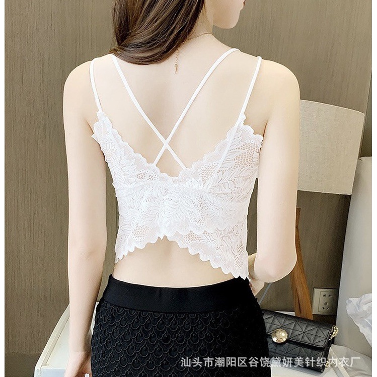CJBH-9971 TINO  Tanktop Singlet Bralette Strap Sport Bra/Tank top Lace Murah Import