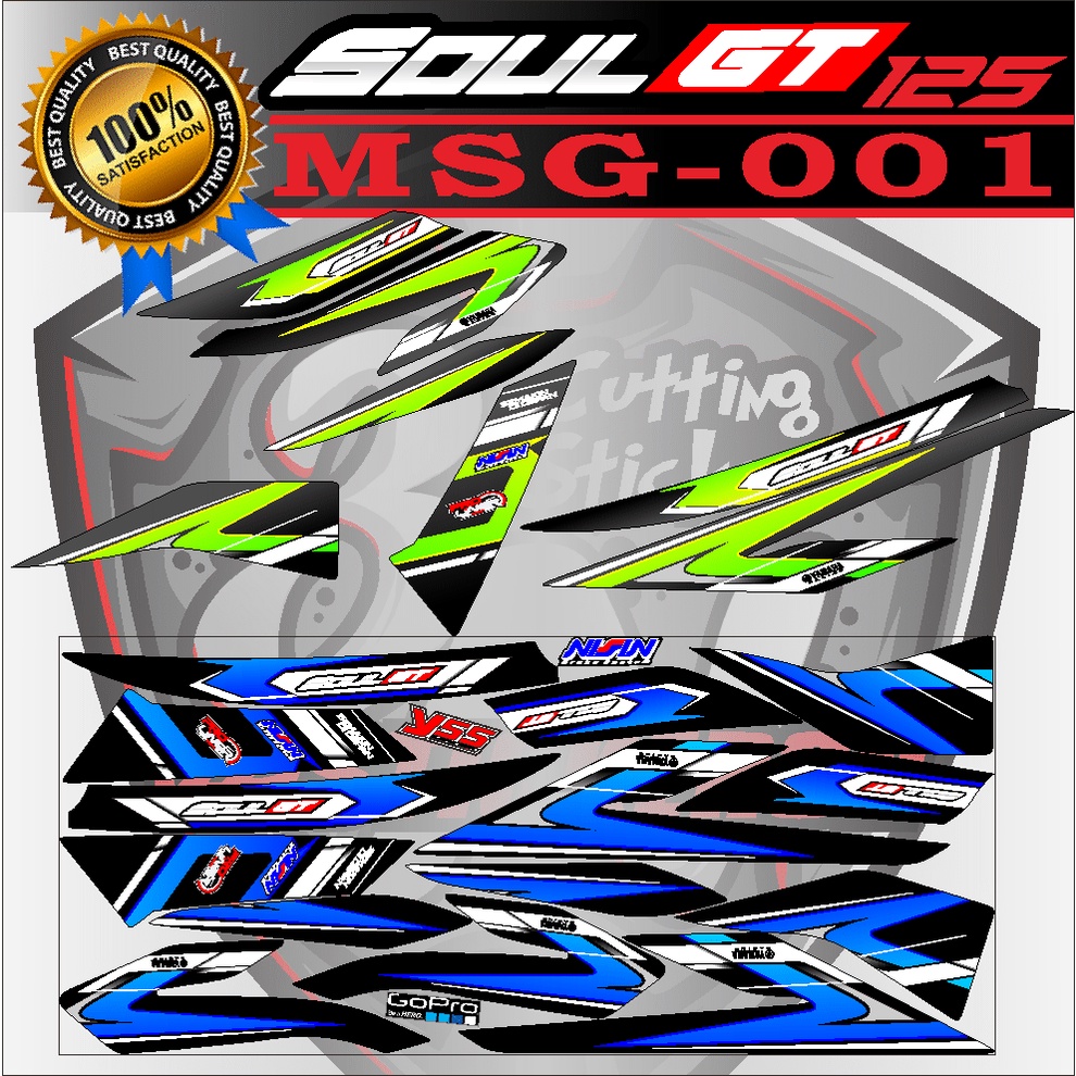Stripping Variasi Yamaha Mio Soul GT 125, Sticker Variasi Yamaha Mio Soul GT 125