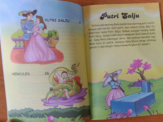 Buku Anak Harga Grosir Buku Dongeng Warna Cerita Putri Salju Shopee Indonesia