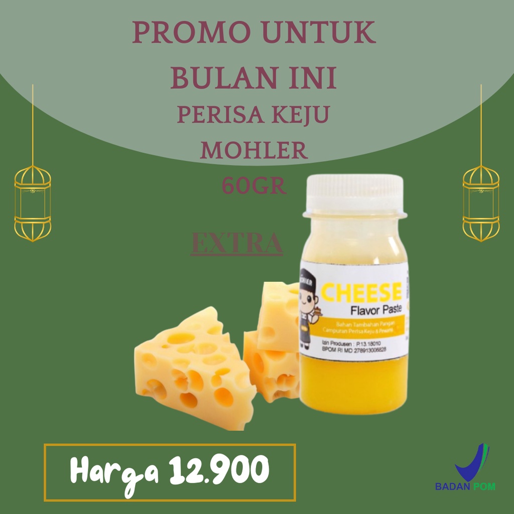 

⚡COD⚡ PERISA PASTA PEWARNA MOHLER KEJU 60gr COCOK UNTUK TAMBAHAN BAHAN ICE CREAM / PERISA PASTA MOHLER KEJU 60gr BISA BUAT TAMBAHAN PANGAN BAHAN KUE / MOHLER Pasta perisa pewarna KEJU/CHESEE