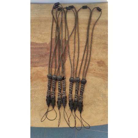 

Lanyard keren vape, name tag free karet green army