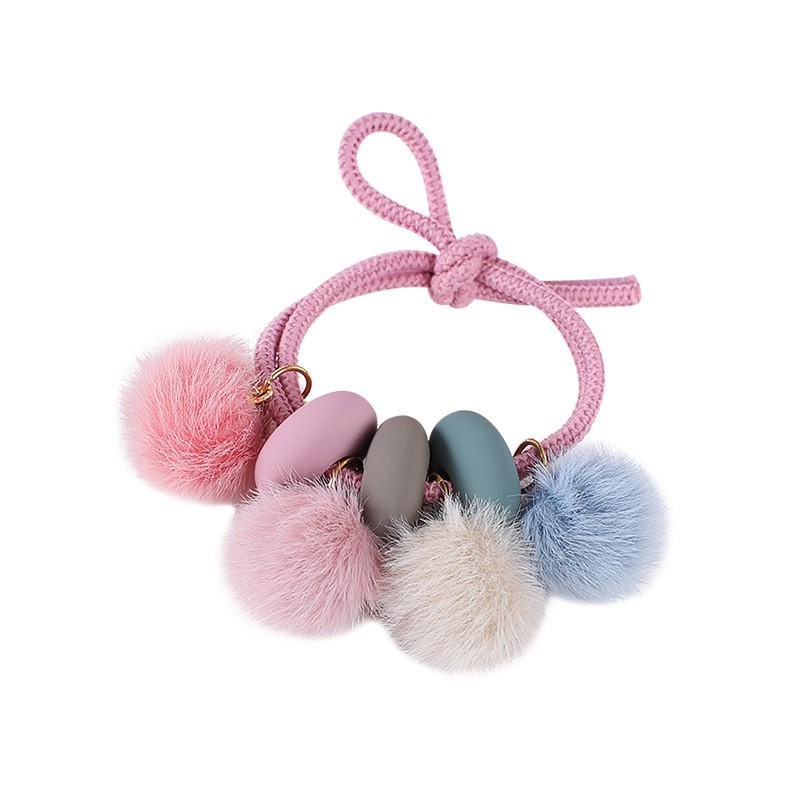 MURMURE.ID | IKAT RAMBUT KOREA SIMPLE MODEL POMPOM BINTANG KARET TALI RAMBUT WANITA HA070 HA071-8