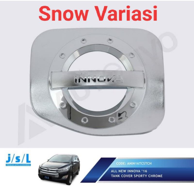 Toyota Innova tutup tangki mobil tank cover Sporty chrome JSL