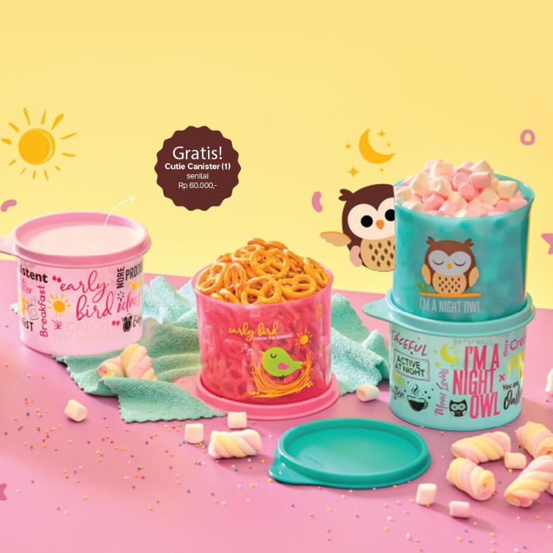 Ecer Toples Cutie Canister