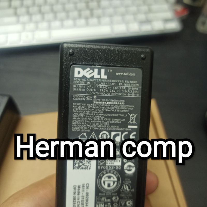 Adaptor Dell Latitude E7240 E7440 ST XT3 14 7404 19.5V 3.34A Original