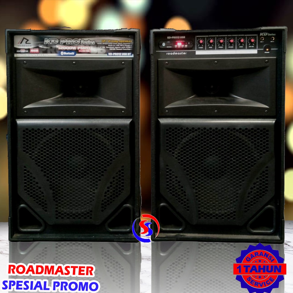 SPEAKER BLUETOOTH ACTIVE ROADMASTER KD PRO 12 GRATIS SERVICE 12 BULAN