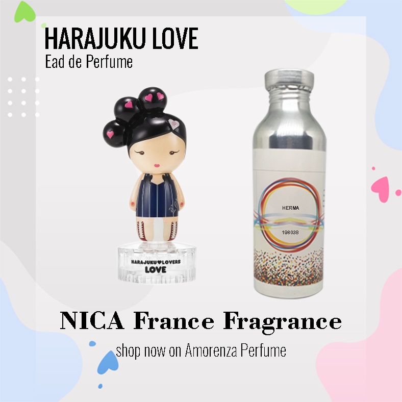 BIBIT PARFUM MURNI HARAJUKU LOVE - HARUKA NICA FRAGRANCE 500 ML SEGEL PABRIK