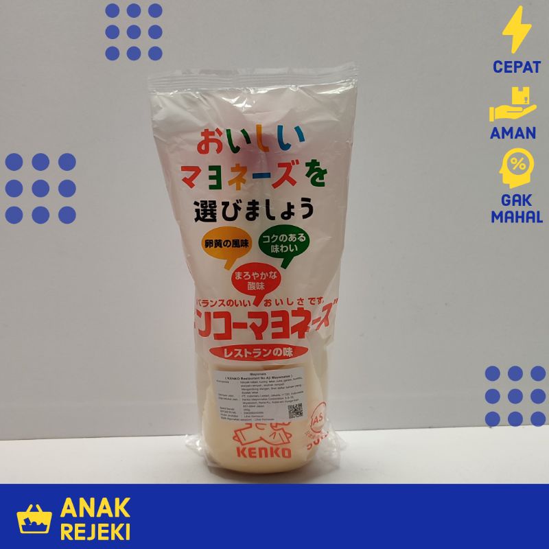 

Kenko Mayonaise Japan 500gr - Restaurant no Aji Mayonais Jepang