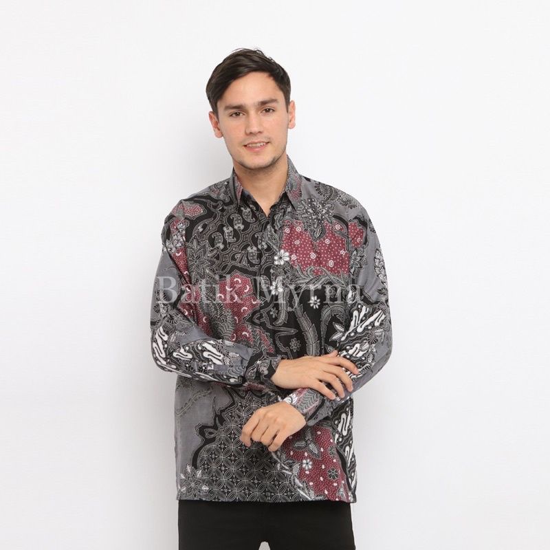 Kemeja batik pria lengan panjang baju batik pria kemeja batik