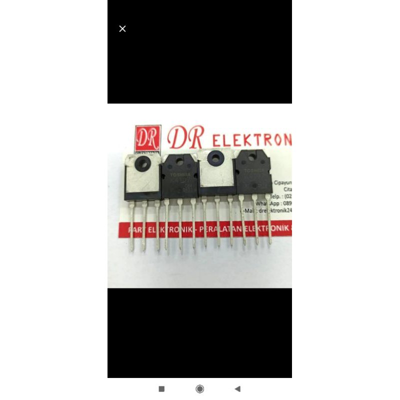 Transistor K4107 Toshiba ASLI K 4107 Mosfet Fet Original untuk mesin las dll