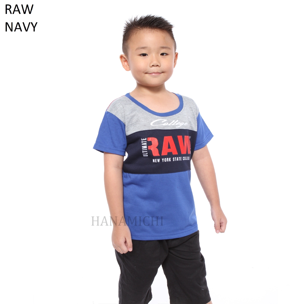 Hanamichi RAW Kaos Anak Lengan Pendek