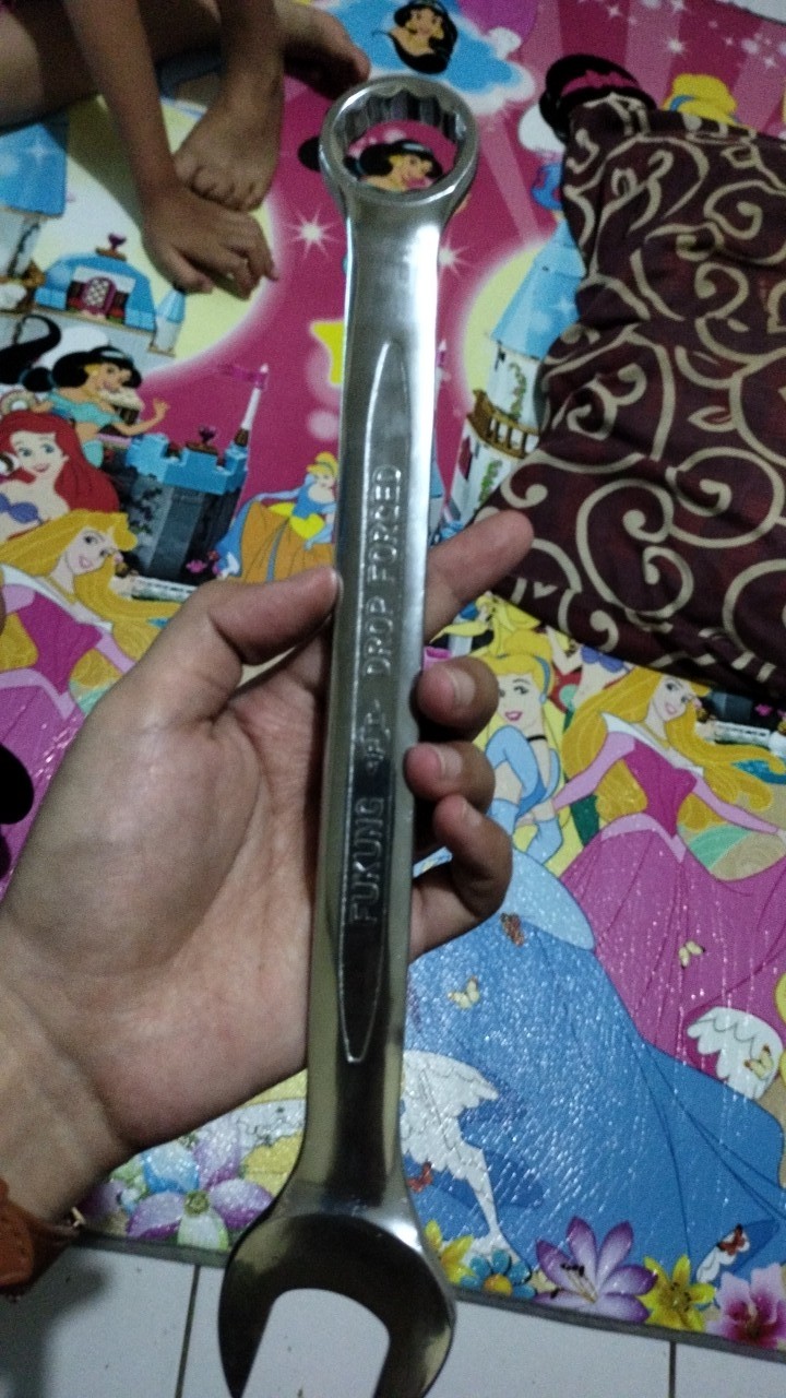 Kunci Ring Pas 24 Mm Kilat Fukung Asli/double Combination Wrench Fukung
